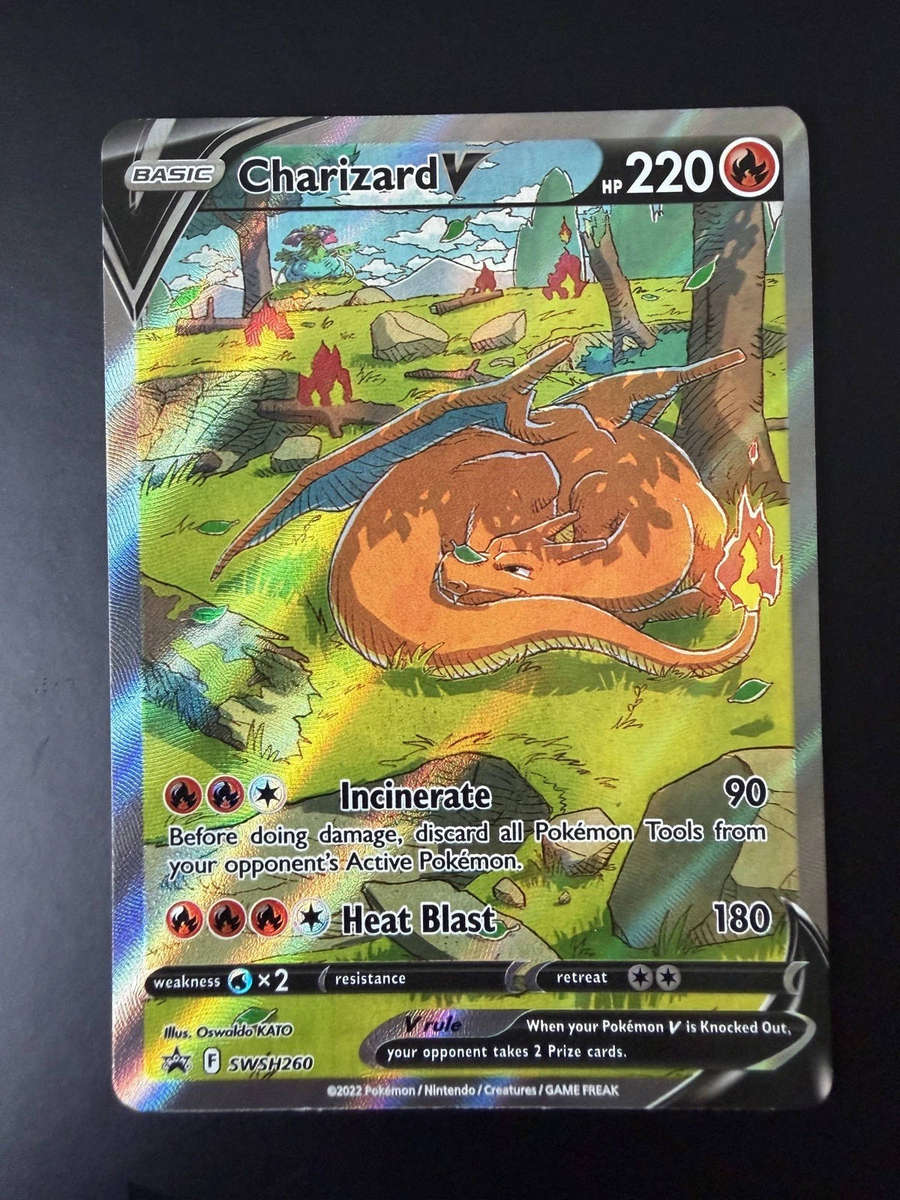 Charizard V SWSH260: Sword & Shield Pokemon Promo Card Holo - MINT
