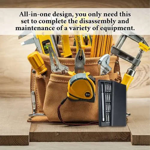 24 in 1 Magnetic Precision Screwdriver Set Electronics Eyeglass & Watch Repair Tool Kit