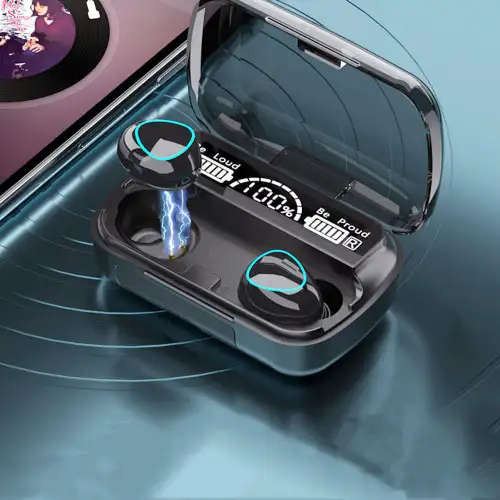 M10 TWS Wireless Bluetooth 5.1 Headphones HIFI Stereo Headphones Waterproof Sports Headphones