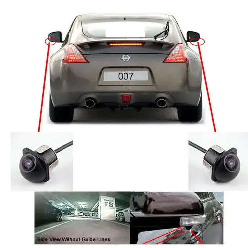 HD CCD Car Rearview Camera Night Vision Wide Angle Rear View Camera