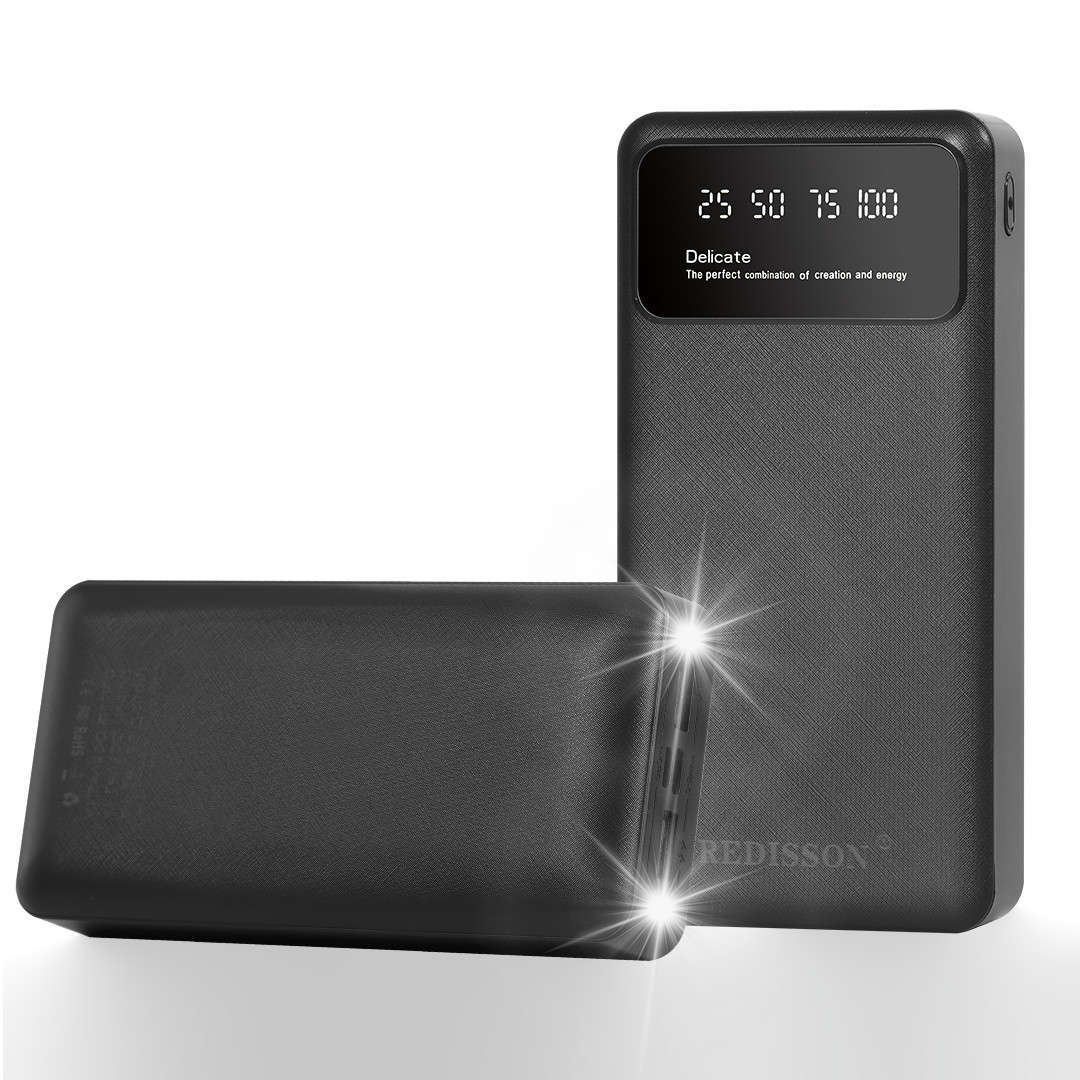 Redisson 10000mAh Power Bank with Digital Display & Flashlight Dual Output