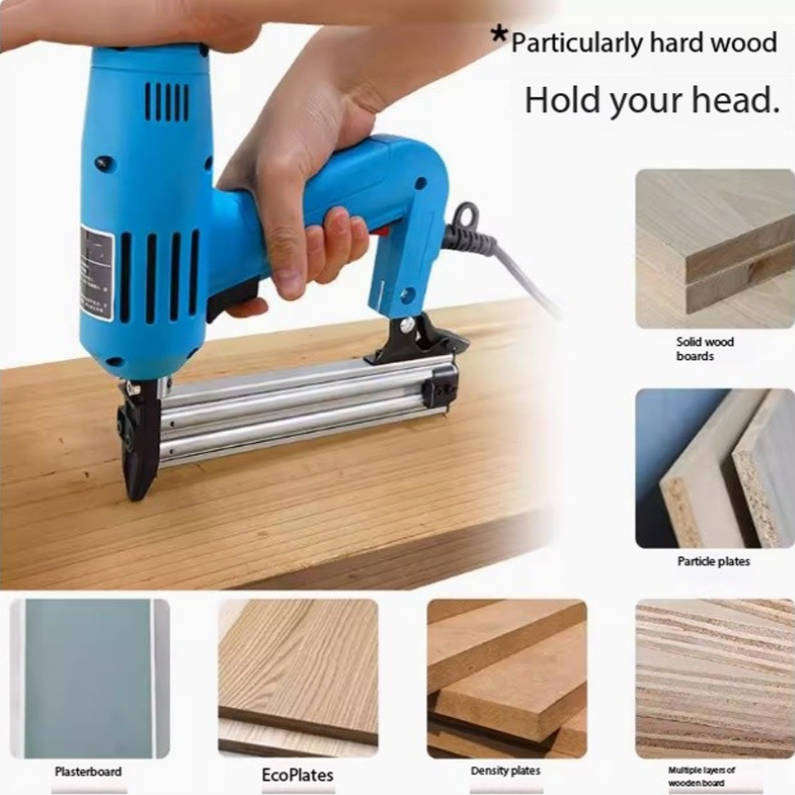 Electric woodworking straight nail gun multi-functional woodworking tool