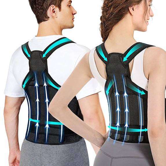 Unisex back corrector with full back support