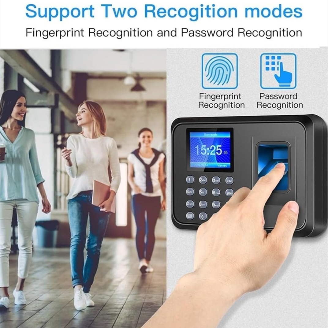 Fingerprint time and attendance machine employee sign-in clock recorder