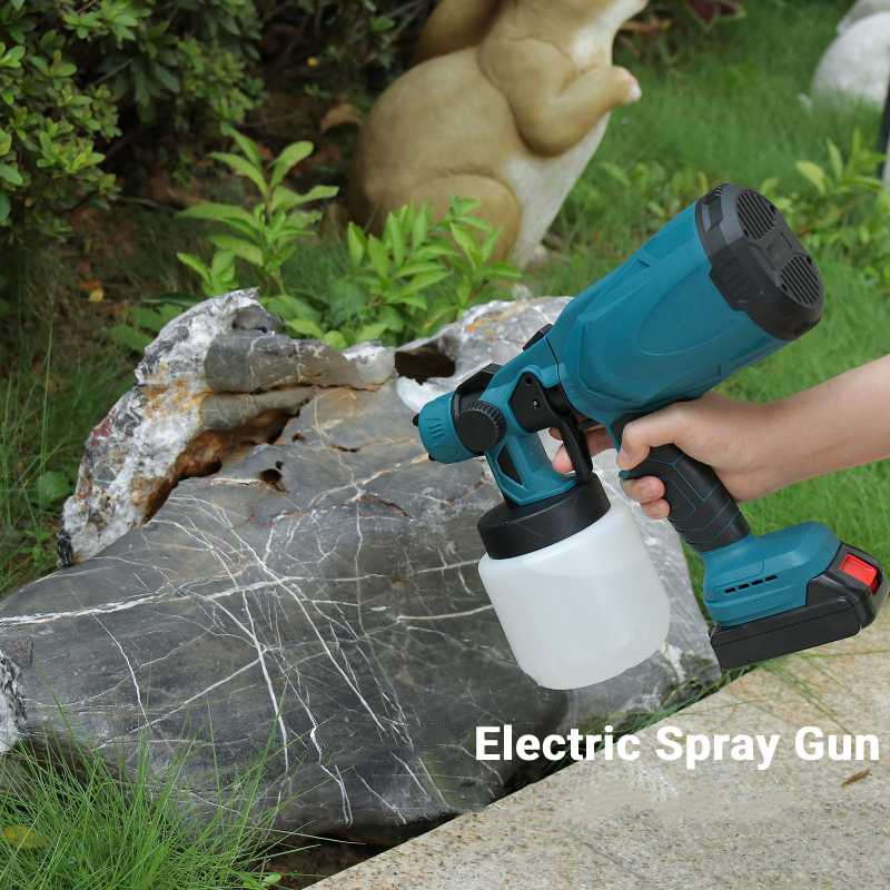 Portable Cordless Powerful Brushless Paint Spray Gun High Pressure Paint Sprayer