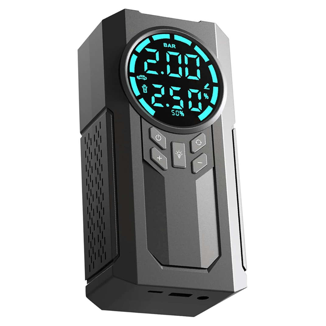 60W Large Capacity Battery Portable Air Compressor Multi-Function Four-in-One Air Pump