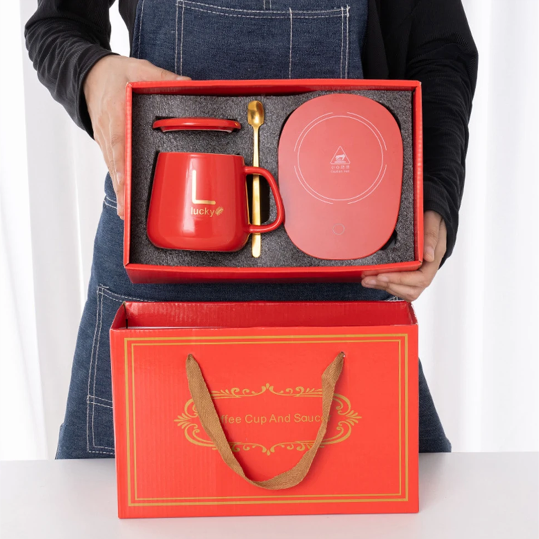 Mug Heater Set Coffee Heating Cup