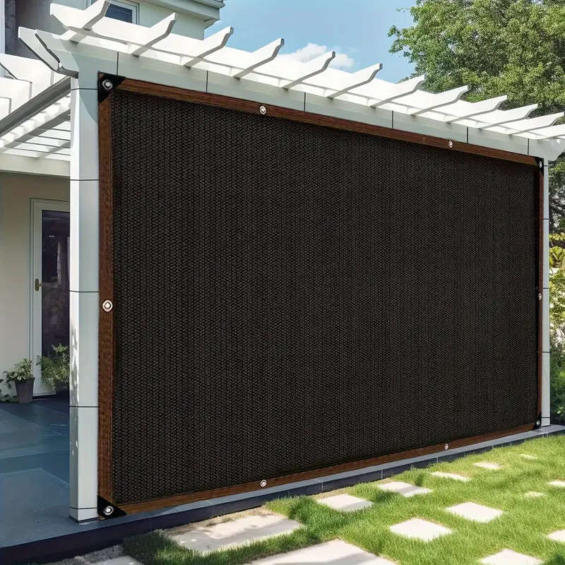 2m*4m black sunshade net anti-ultraviolet suitable for outdoor balconies, courtyards and greenhouses