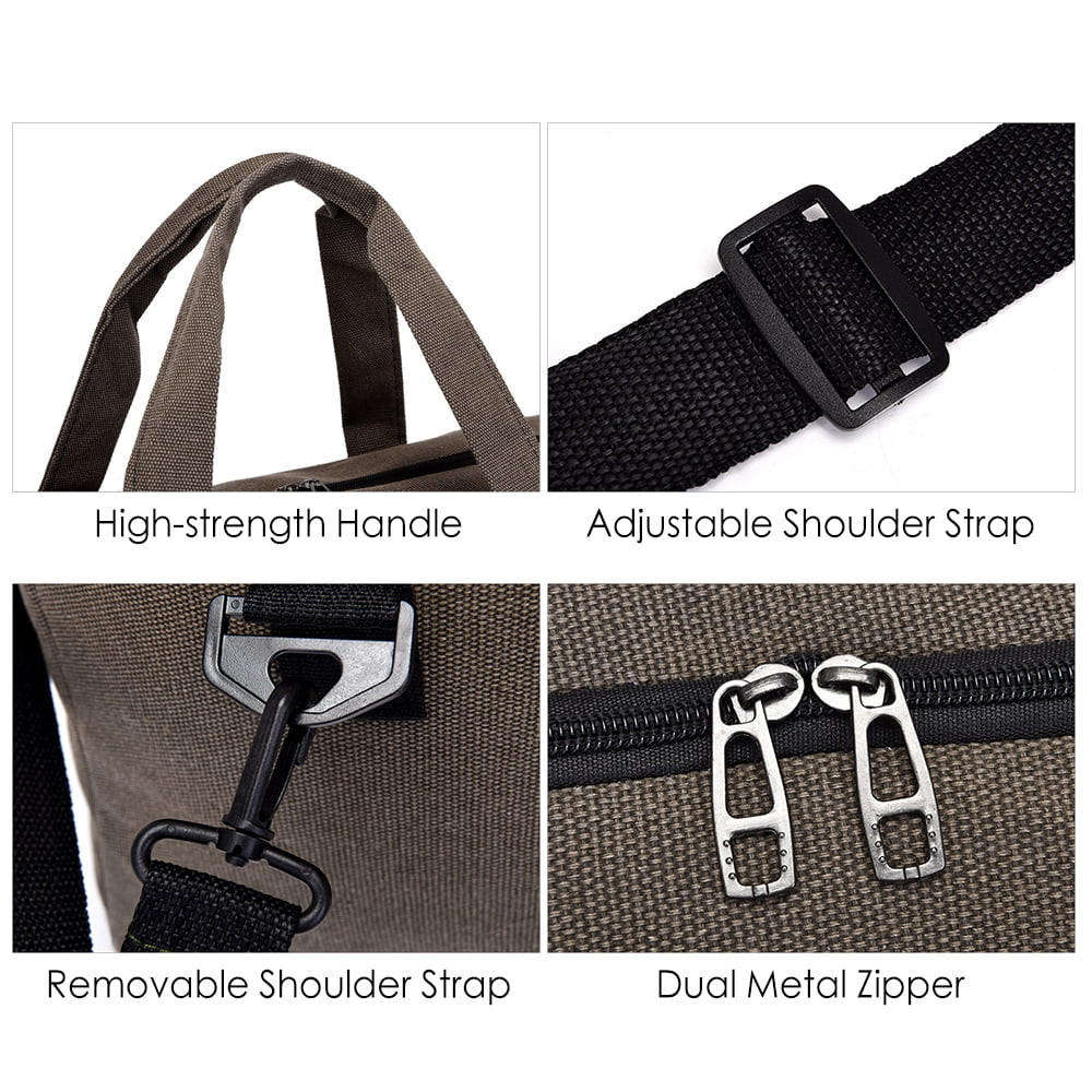 Large Capacity Canvas Travel Bag Outdoor Sports Fitness Bag for Men and Women