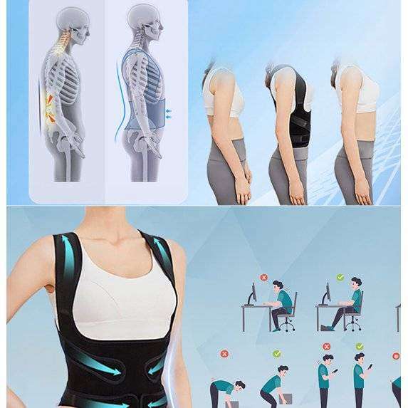 Unisex back corrector with full back support