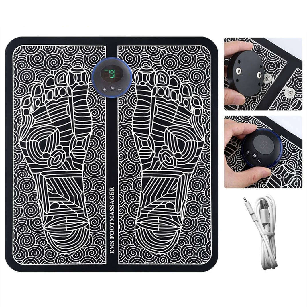 Portable electric foot massage to improve pain relief