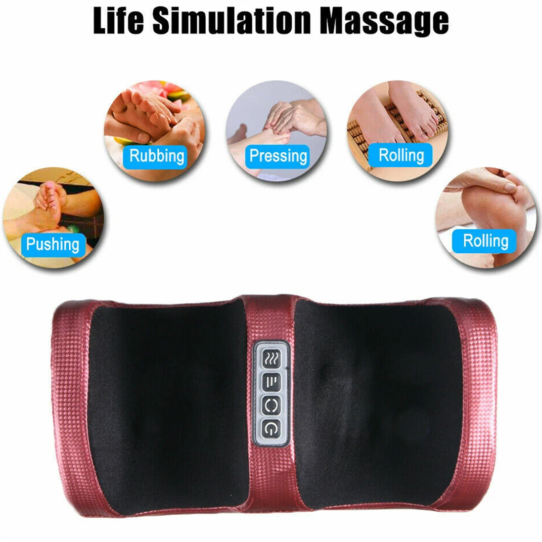 Car and home dual-use full coverage foot and leg massager gold