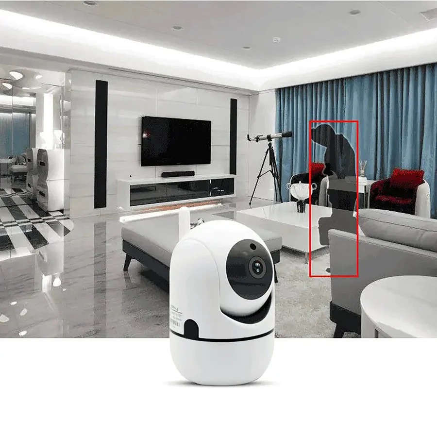 Wifi Nanny Camera IP Wireless Security Camera with HD Night Vision/Two-Way Audio/Motion Detection