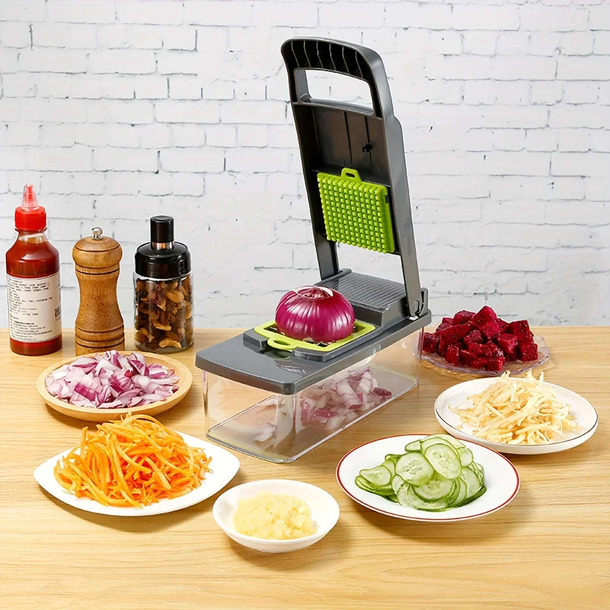 14pcs Multi-function Vegetable Chopper Slicer