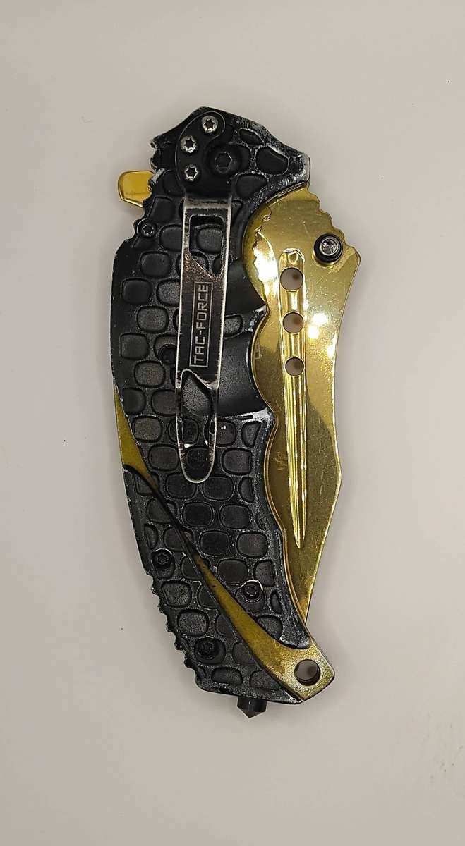 Tac-Force Gold Pocket Knife