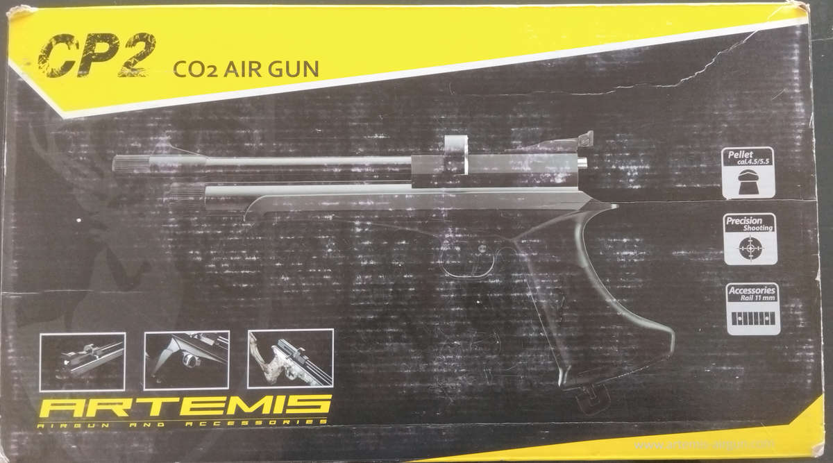 Artemis CP2 4.5mm Pellet Pistol / Rifle (Black)