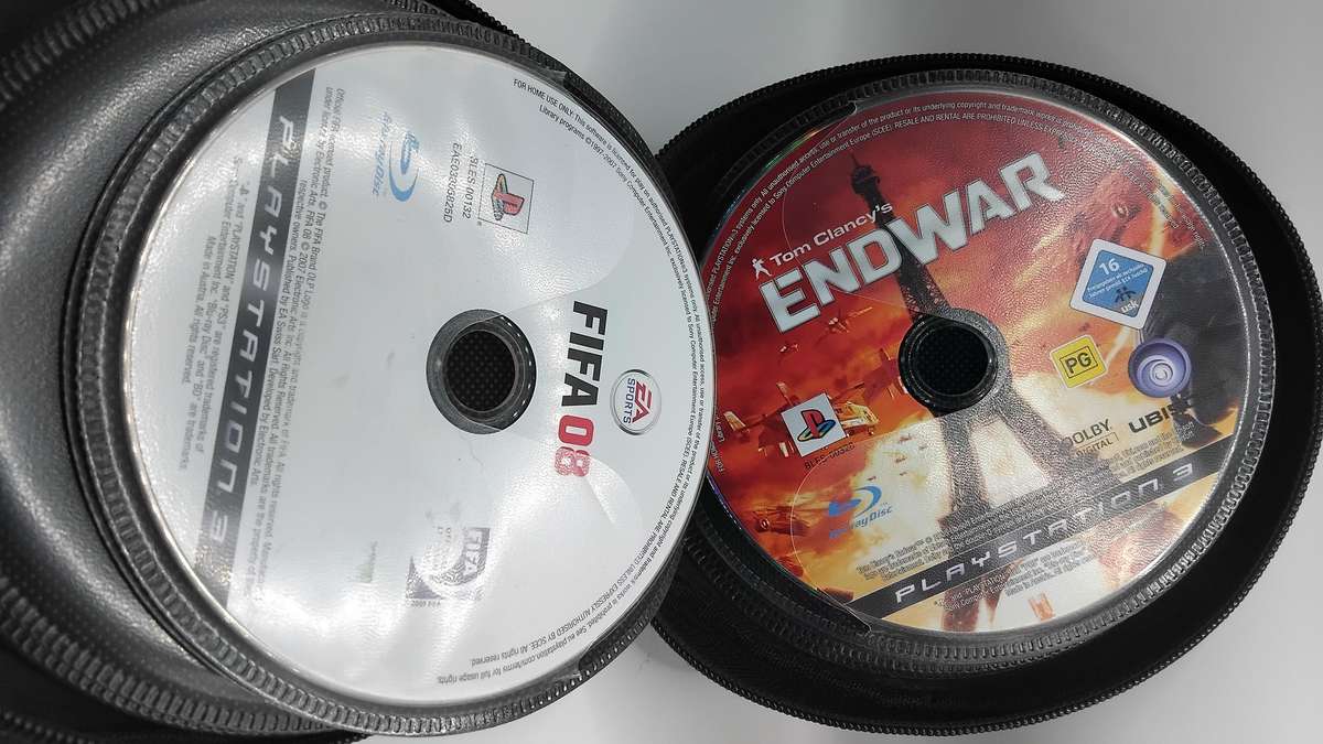 PS3 Game Collection (10 Games, Discs Only) C/W Sony Disc Binder