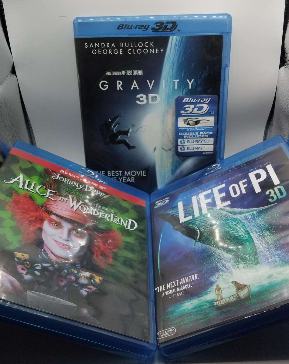 2D/3D Blu-Ray Movies Collection (7 Movies)