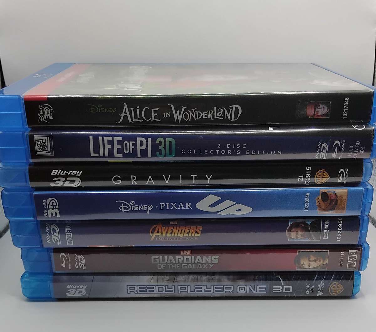 2D/3D Blu-Ray Movies Collection (7 Movies)