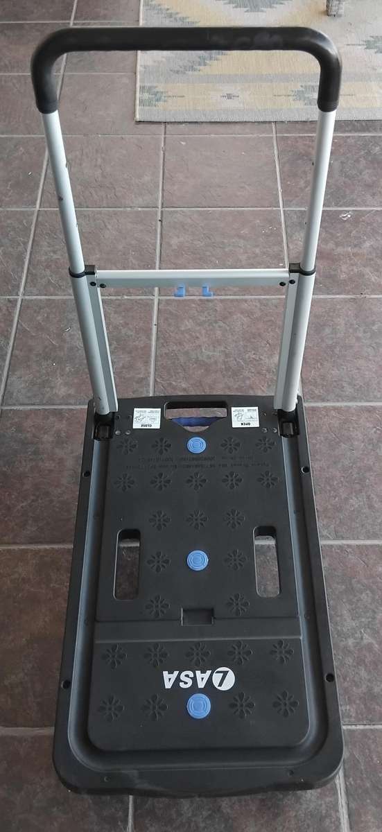 LASA Hand Cart Trolley Collapsible 136kg Max