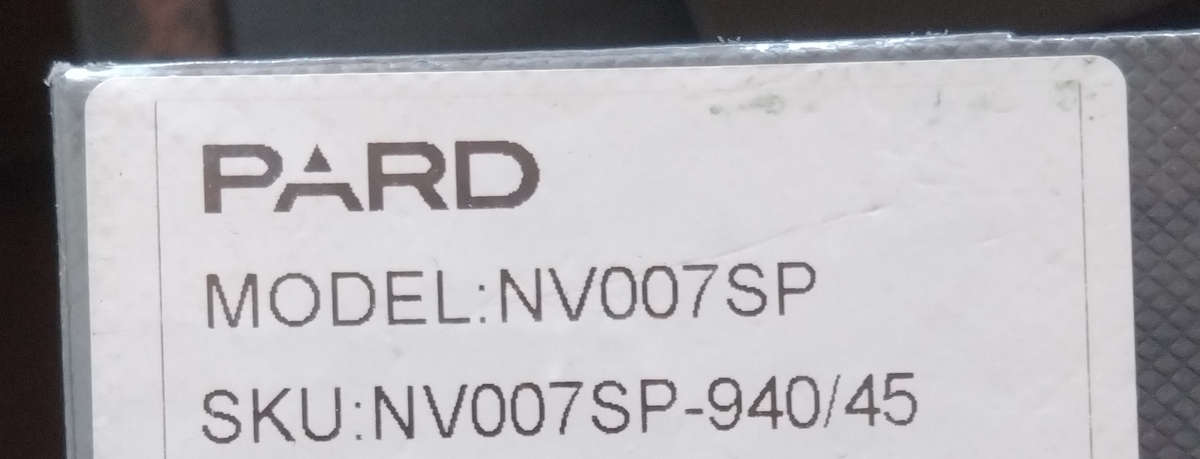 PARD NV007SP-940 Clip-On IR Night Vision Scope