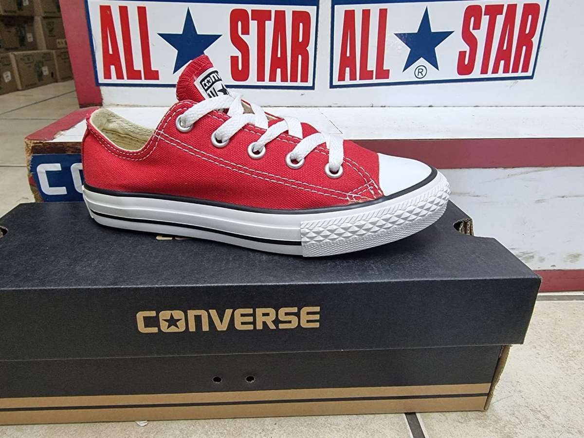 CONVERSE ALL STAR KIDS RED LOW RETAIL R700