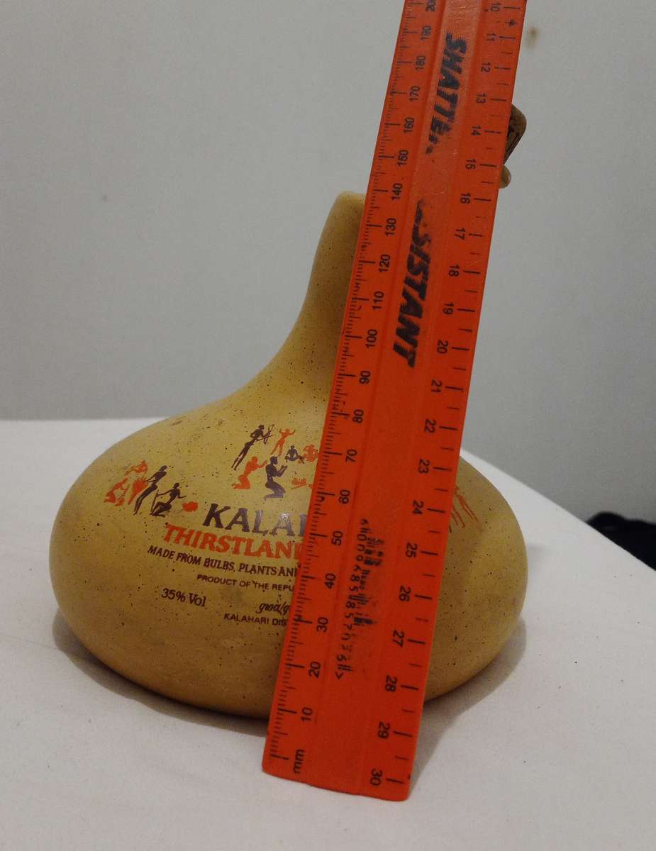 Collectable Kalahari Thirstland Liqueur Bottle. Empty