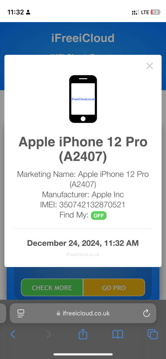 IPHONE 12 PRO 256GB