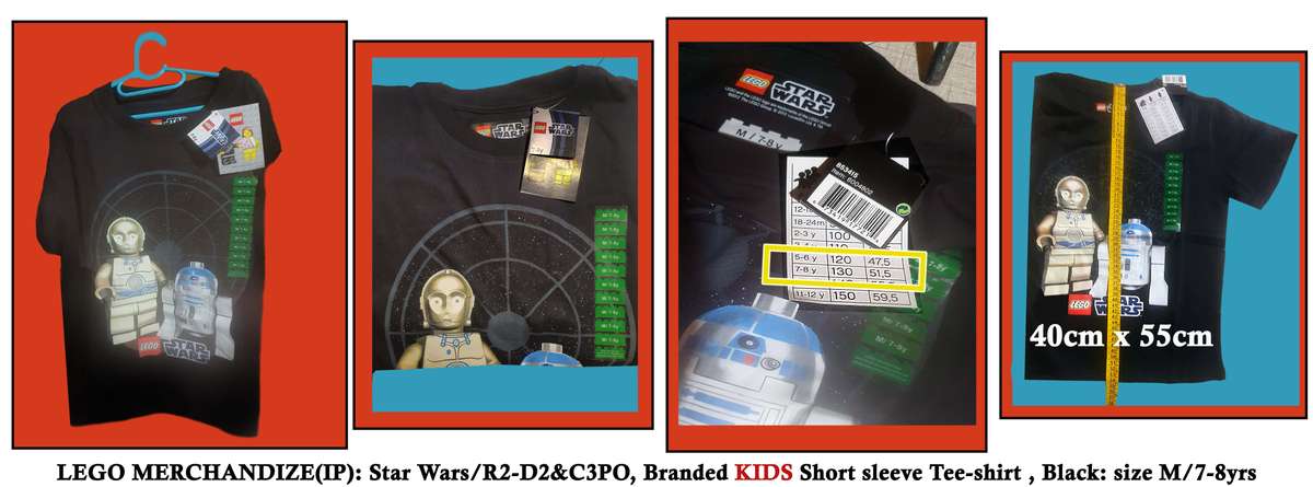 LEGO T-shirt branded merchandise clothing (7-8yrs)