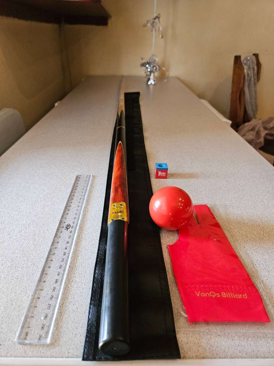 Premium 3/4-PC VanQS Handmade Billiard Snooker Cue (with Extension)  9mm Tip Size (145cm) + Extras