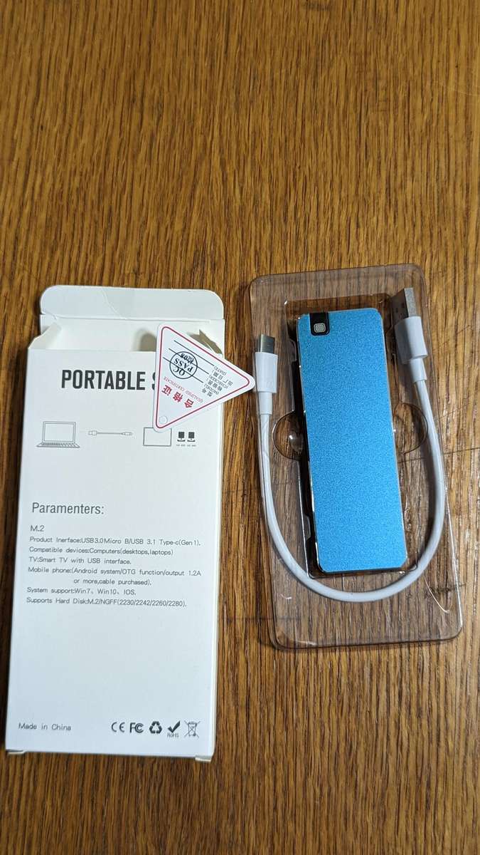 4TB-ULtra thin  Portable SSD Type-C USB 3.1 External Drive