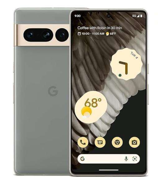 *Bargain* Google Pixel 7 Pro 5G, US Version, 128GB, Hazel - Unlocked + Box & Extras