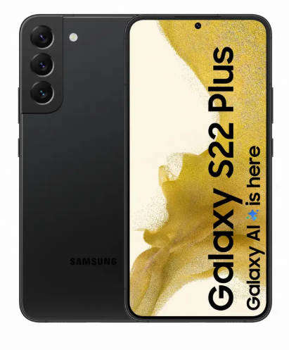 Samsung Galaxy S22+ (128GB/8GB RAM)  Graphite + Box & Extras
