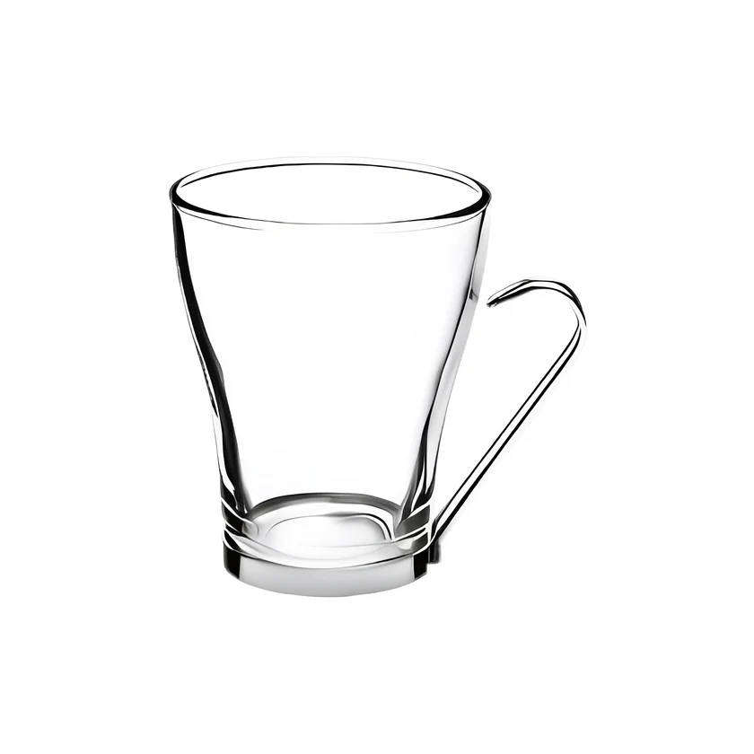 Glass Cuppuccino mugs (set of 4)
