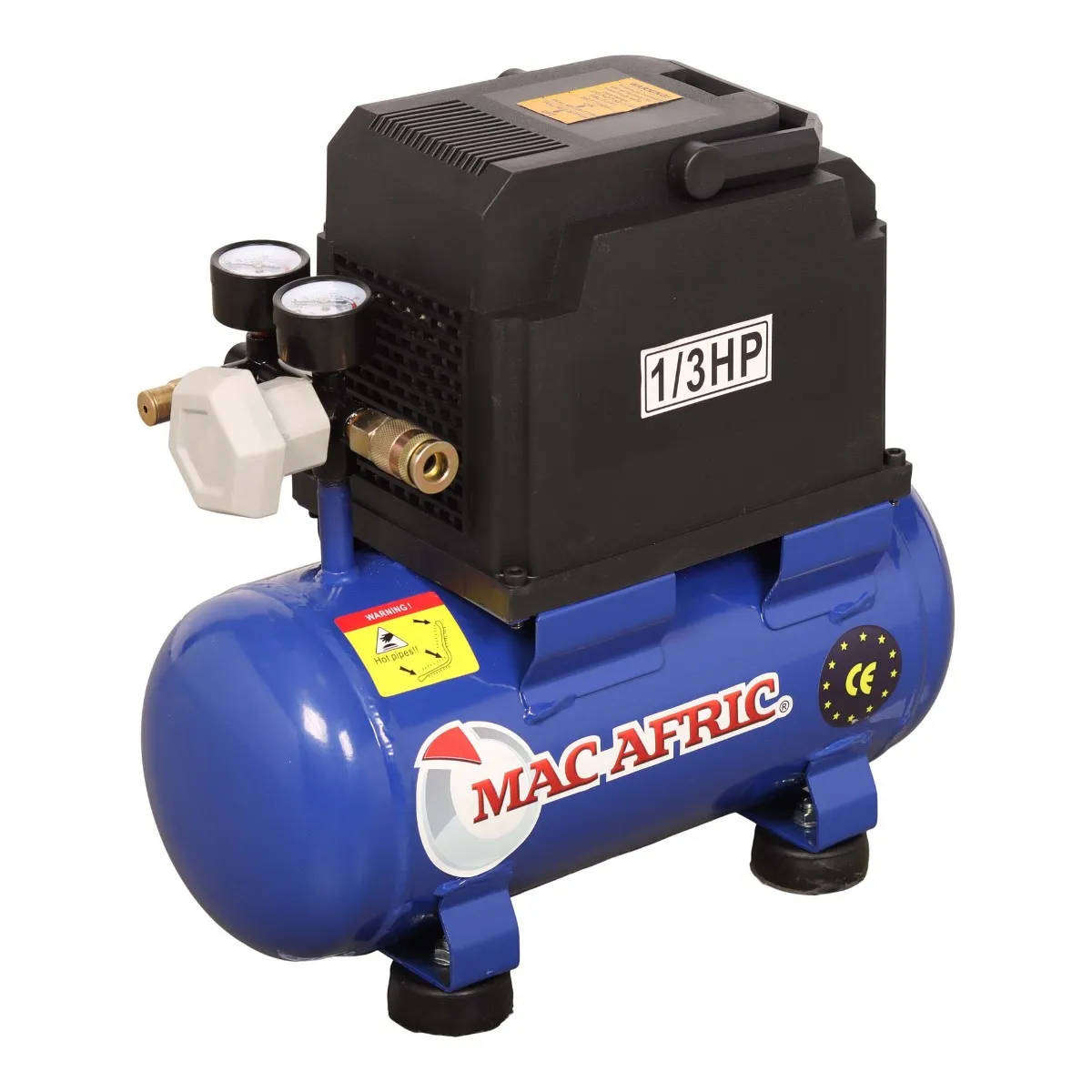 6 Litre 250 W (1/3 HP) 230 V Oil Free Air Compressor