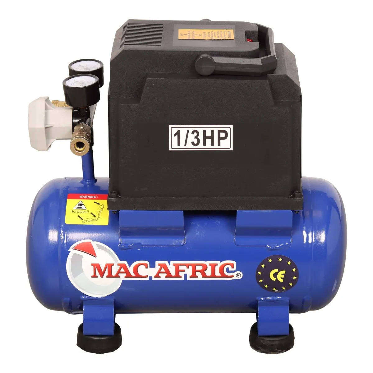6 Litre 250 W (1/3 HP) 230 V Oil Free Air Compressor