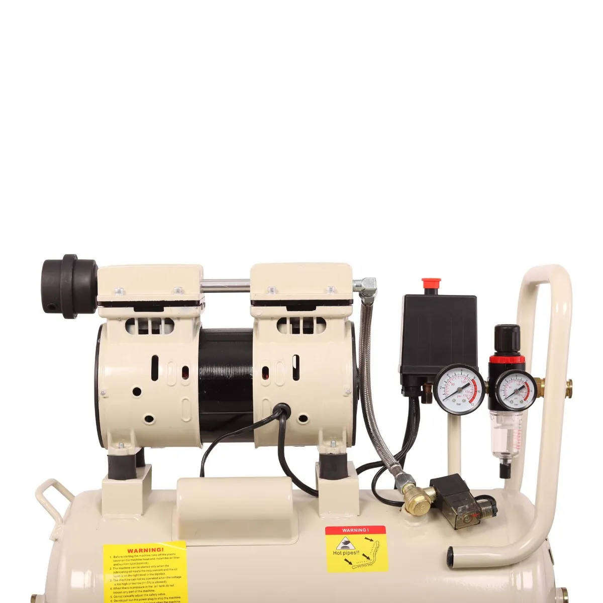 24 Litre Silent Oil Free Compressor 550 W (0.7 HP) 230 V
