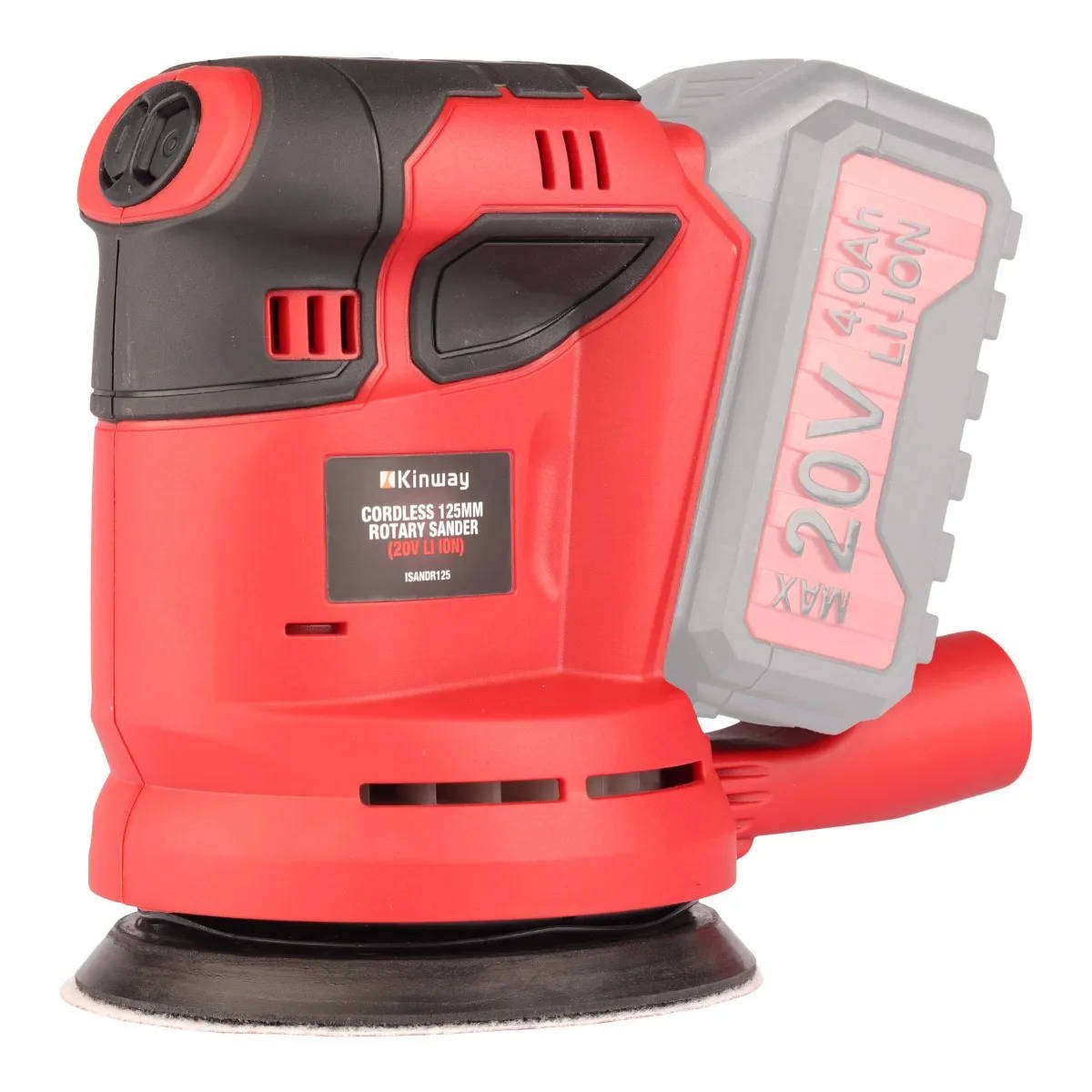 Kinway 20V Brushless Cordless 125mm Rotary Sander  Tool Only