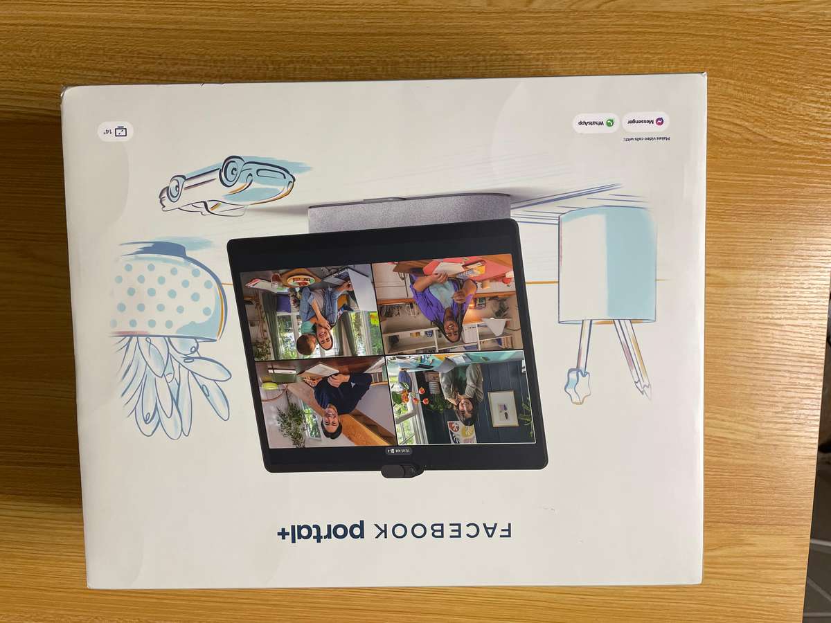 Meta Portal Plus - Smart Video Calling 14 Touch Screen with Stereo Speakers - Brand New Open Box