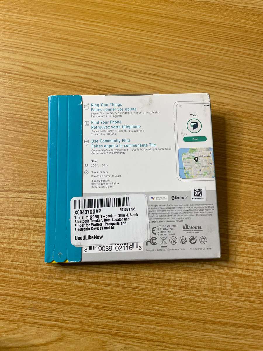 Tile Slim - 2020 Thin Bluetooth Tracker