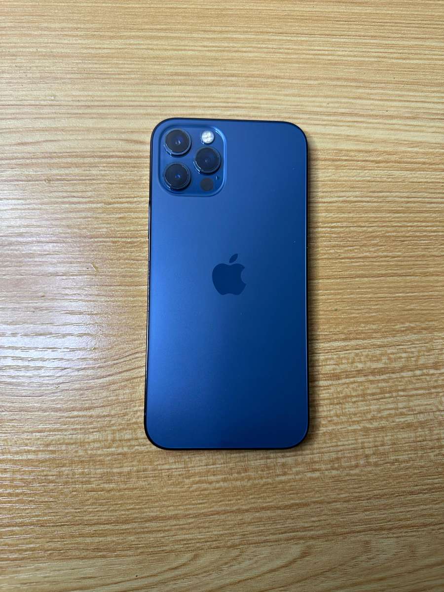 Apple - iPhone 12 Pro - 128 GB - Pacific Blue