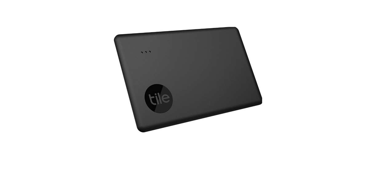 Tile Slim - Thin Bluetooth Tracker for Phones- Wallets- Luggage Tags- and More / Black