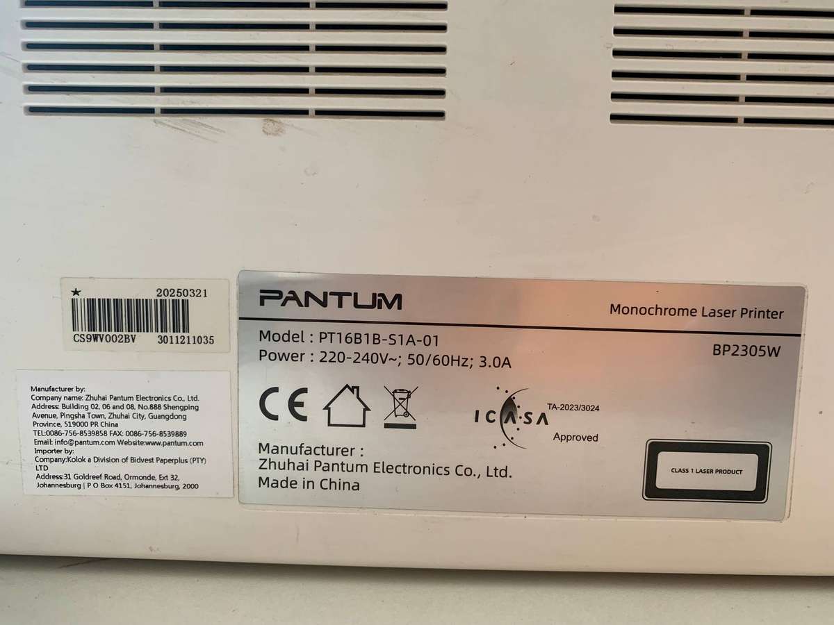 Pantum BP2300W mono laser printer