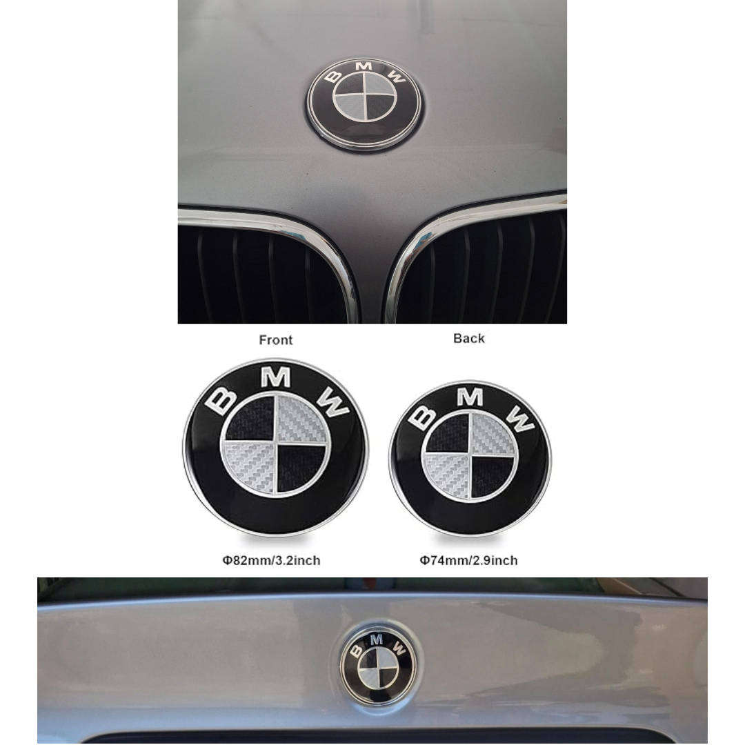 KR Aftermarket Bonnet, Boot & Steering Wheel Emblem / Logo: BMW E46
