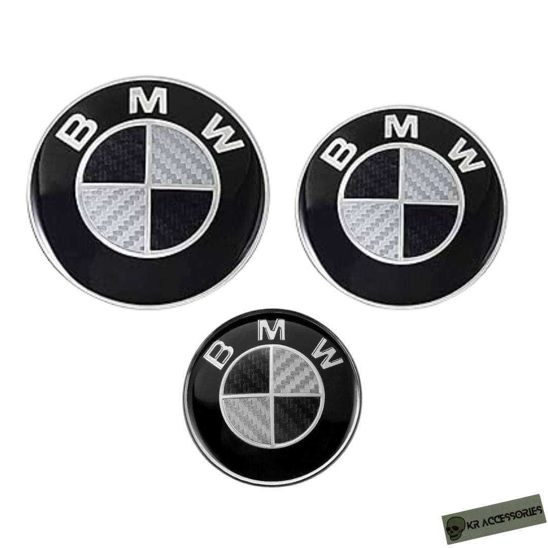 KR Aftermarket Bonnet, Boot & Steering Wheel Emblem / Logo: BMW E46