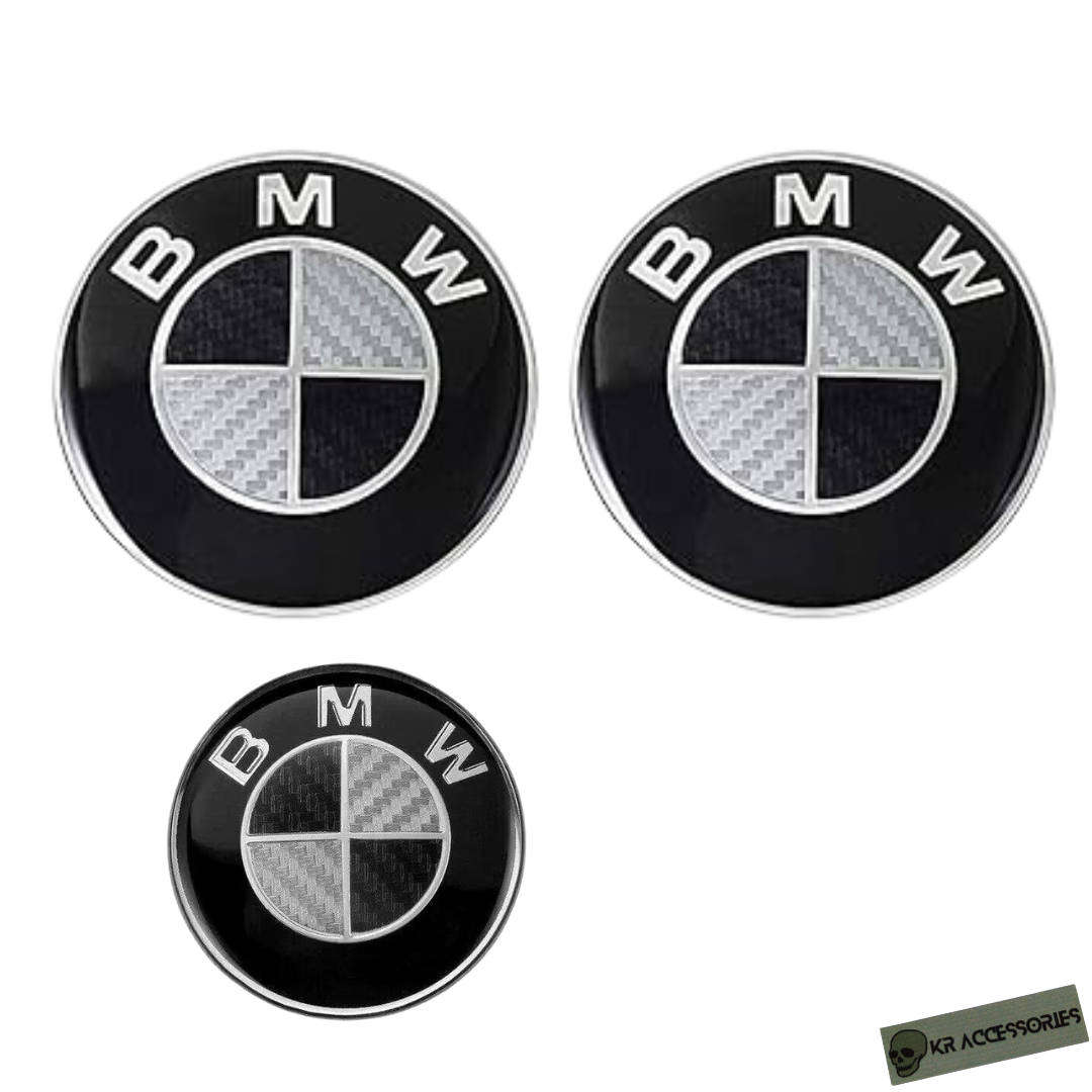 KR Aftermarket Bonnet, Boot & Steering Wheel Emblem / Logo: BMW E36