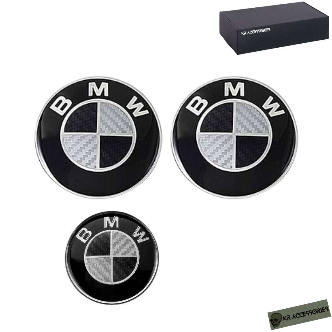 KR Aftermarket Bonnet, Boot & Steering Wheel Emblem / Logo: BMW E36