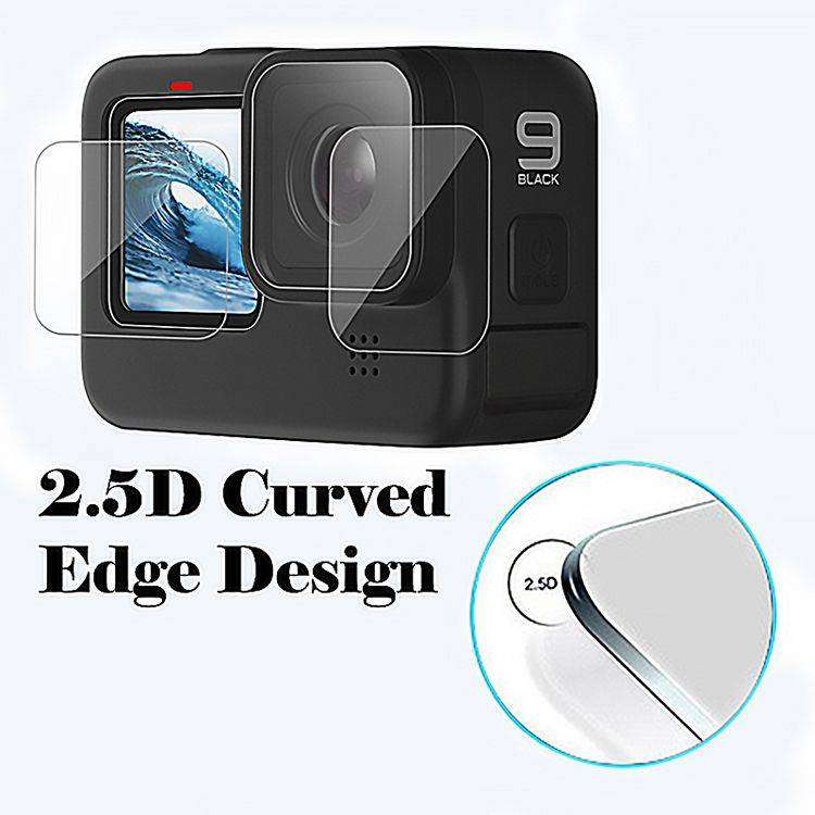 Tempered Glass Screen Protection for GoPro Hero 9 Black