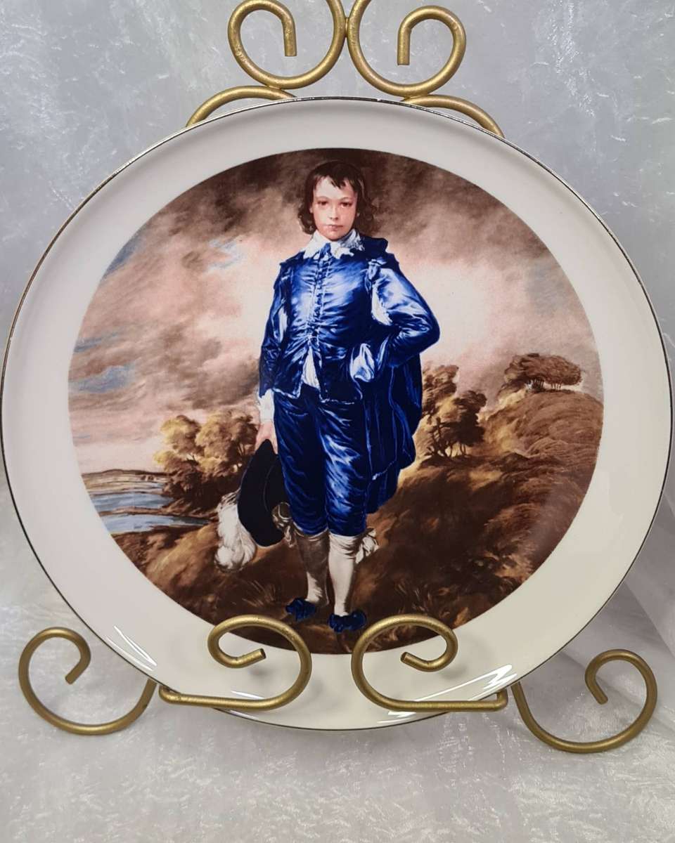 The Boy in the Blue Suit Collectable wall plate.