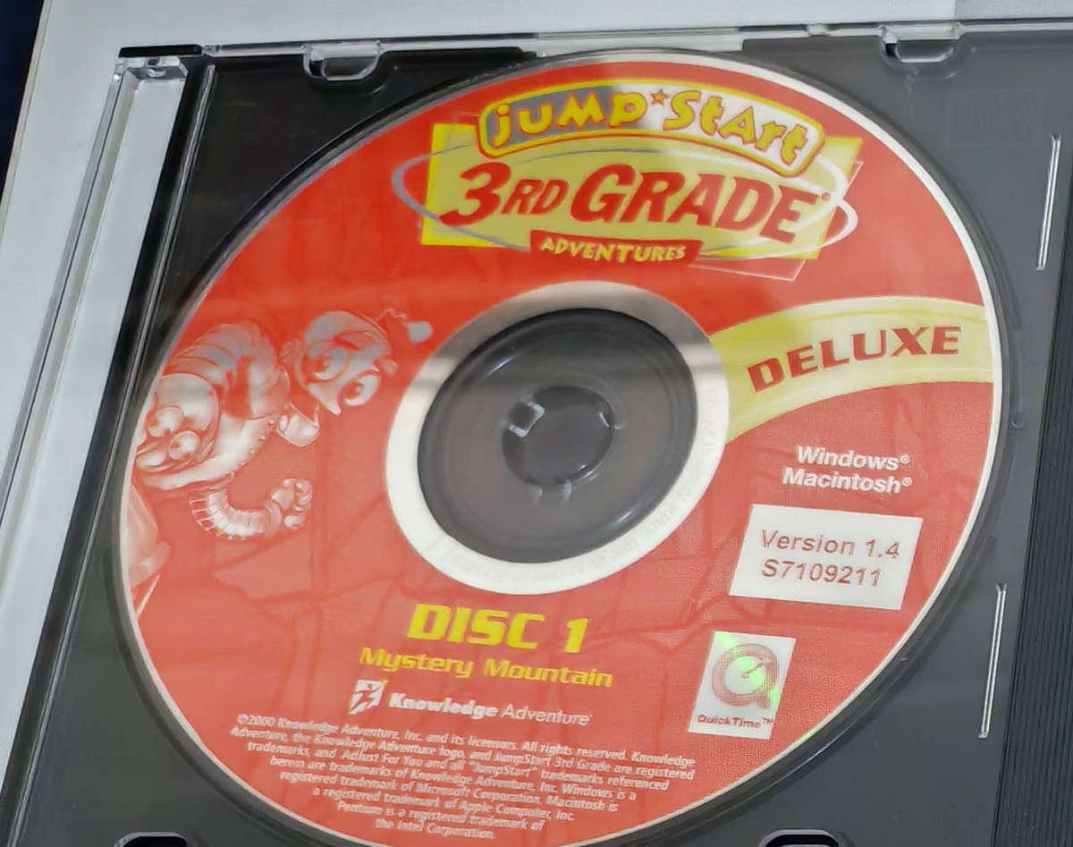 Jump Start 3rd Grade Mystery Mountain with Users Guide Knowledge Adventure CD
